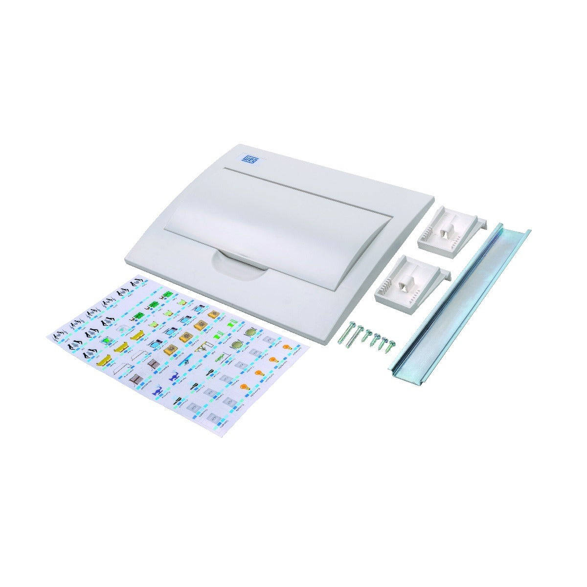 frontal p/quadro embutir PVC 24 circuitos QDW02-24-BEK WEG 13561632
