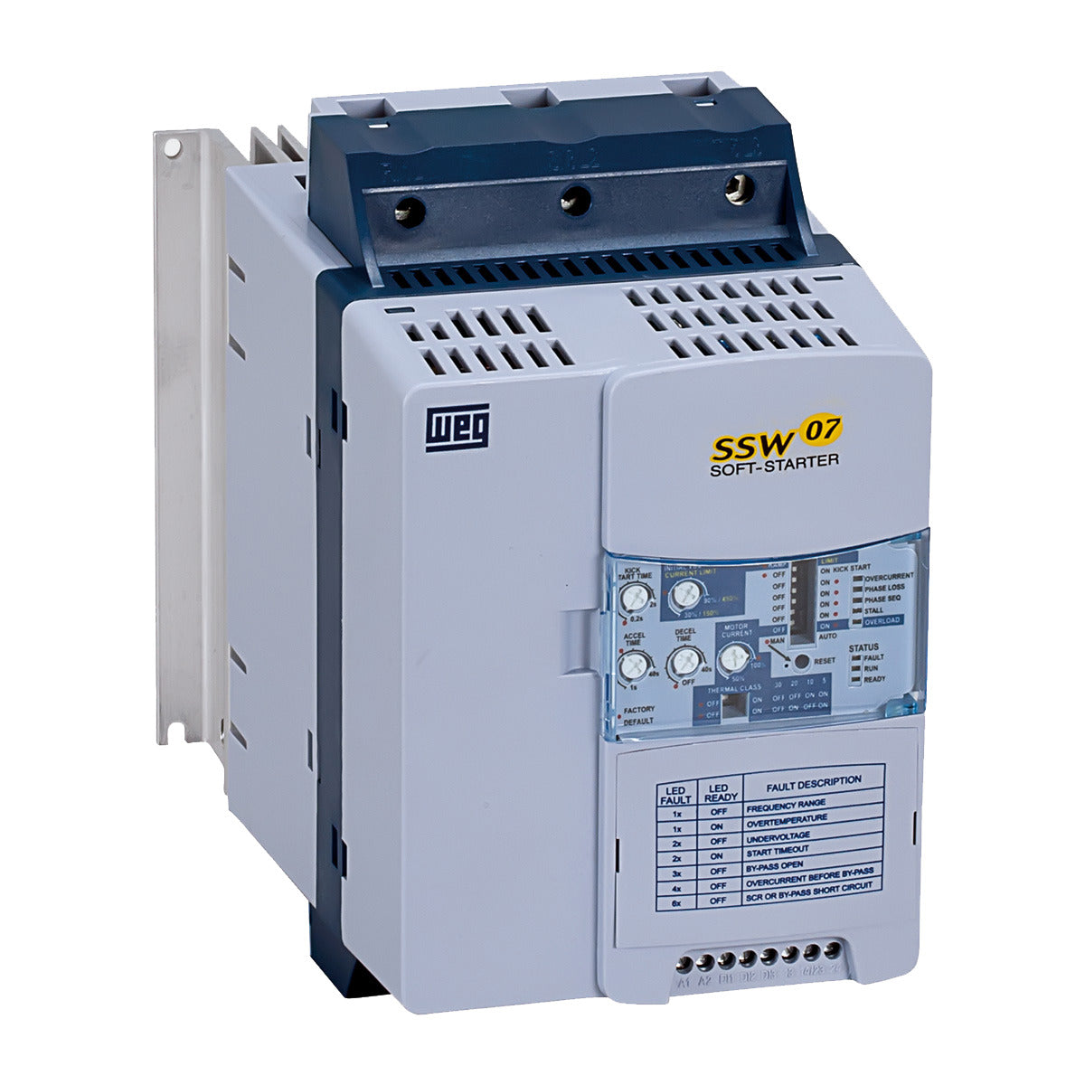 soft starter 61A 220~575Vca SSW070061T5SZ WEG 10194174