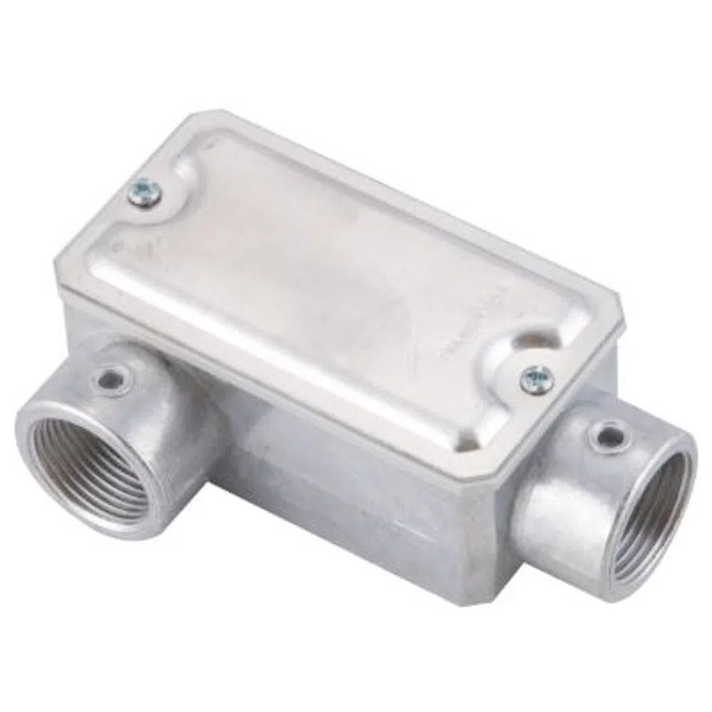 condulete c/rosca BSP c/tampa 3/4" tipo LL CONDULETZEL aluminio N6,5 WETZEL E002050030