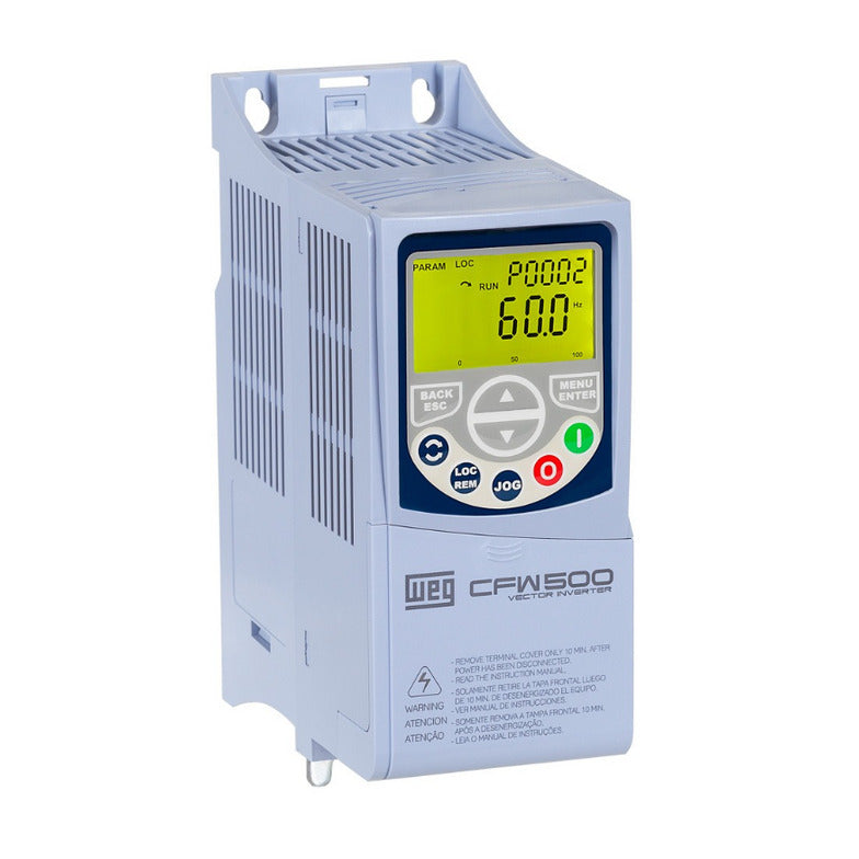 inversor frequencia 16A 3#380Vca 10CV(HD) CFW500C16P0T4DB20H00G2 WEG 15575712