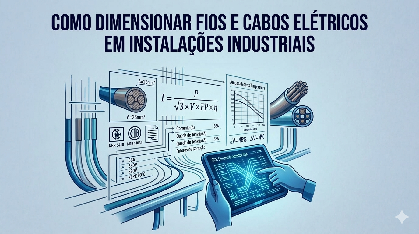 Como Dimensionar Fios e Cabos Elétricos em Instalações Industriais