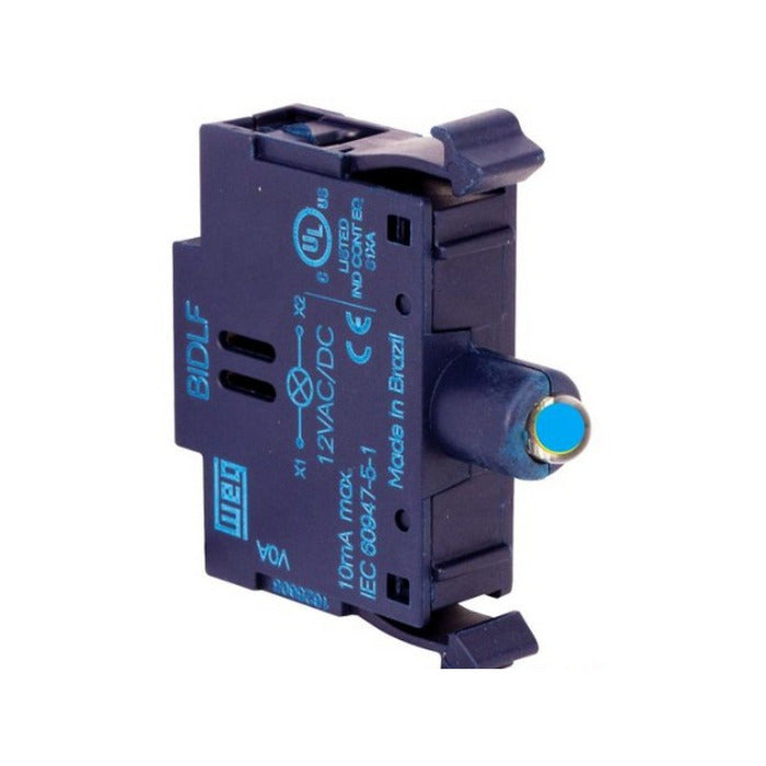 bloco iluminacao AZUL 220Vca  CSW-BIDLF-4D66 WEG  12640057 [12.06.02.028]