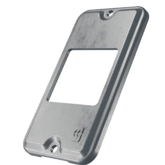 tampa p/dois interruptor horizontal 1/2" e 3/4" CONDULETZEL aluminio N6,5 TPCA-02 NR02 WETZEL E011000132 [13.10.01.025]