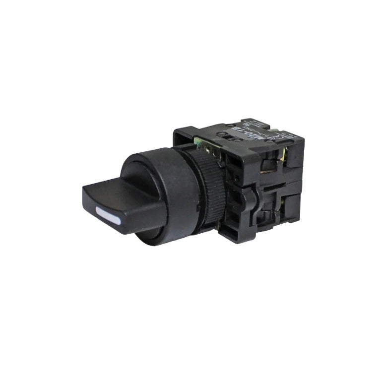chave seletora plastica knob curto 3 pos fixas/sem retorno 2NA EATON ELETROMEC ELBC-SL32NA [11.08.01.018]