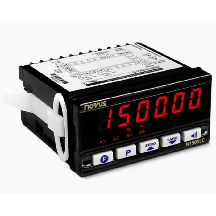 indicador temp processo N1500-LC c/RT 4~20mA +RS485 4 reles (p/celula carga) 24Vcc/ca NOVUS 81500LC434  [11.05.01.014]