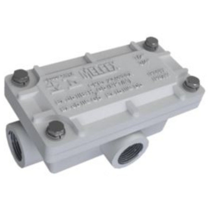 [EX] condulete c/rosca BSP c/tampa 1" tipo T prova explosao MELFEX MXCA15T-03B [DEP02.029]