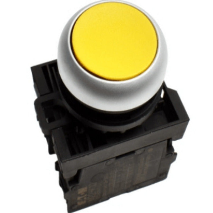 botao impulso 22mm AMARELO 1NA EATON ELETROMEC ELBC-AM1NA [11.08.01.016]