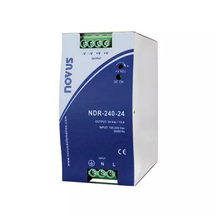 fonte 24Vcc 10A 85~264Vca NDR-240-24 NOVUS 8818071240 [11.05.01.017]