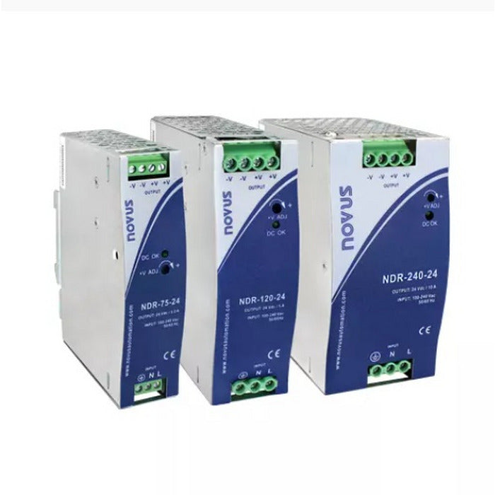 fonte 24Vcc 10A 85~264Vca NDR-240-24 NOVUS 8818071240 [11.05.01.017]