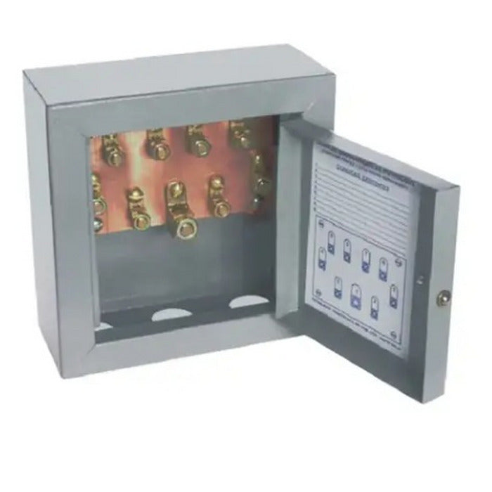 BEP caixa equipotencializacao sobrepor 30x30cm c/barramento 9terminais PARATEC PRT-971 [13.04.02.001]