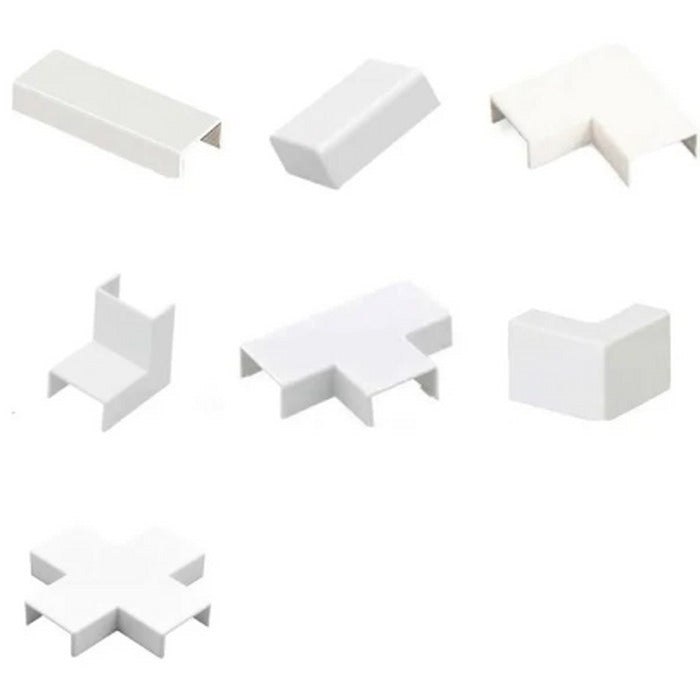 PVC BRANCA 20x10mm uniao branca p/canaleta HELLERMANN TYTON AU2016