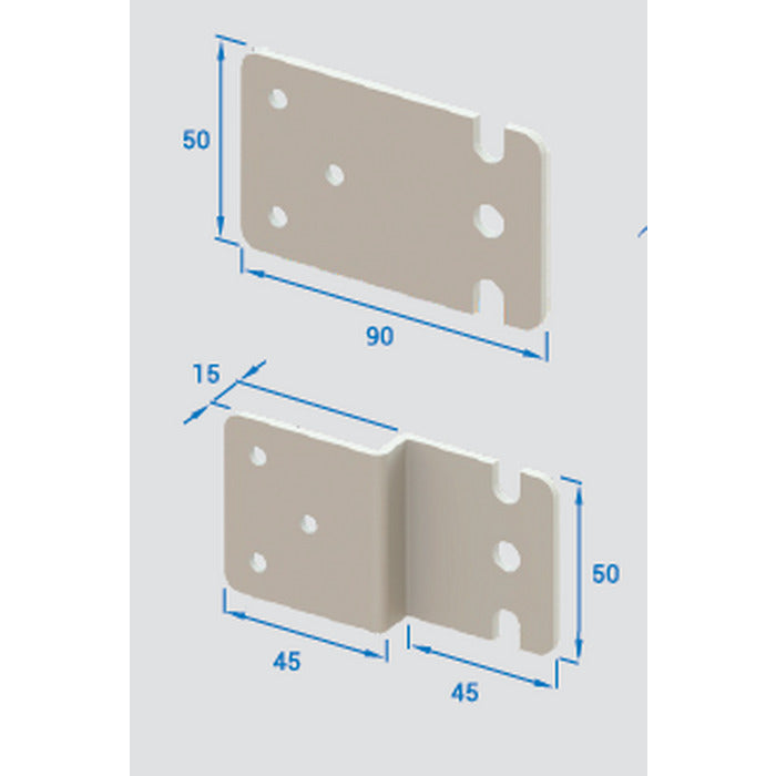 aleta fixacao quadro 100x50#14 MUNSELL N6,5 OPCAO ALTD0002 N6,5 [15.06.04.003]
