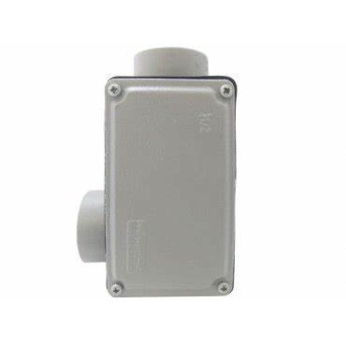 condulete c/rosca BSP c/tampa 1 1/2" tipo LR CONDULETZEL aluminio N6,5 WETZEL E002060060 [14.07.02.002]