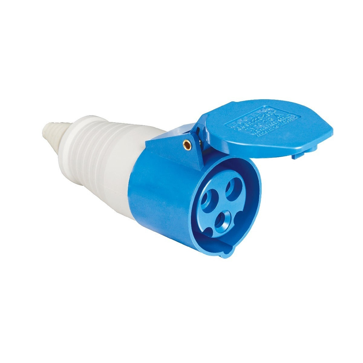 conector industrial 2P+T 16A 9H azul 200~250Vca IP44 linha standard  CIWD-16P3H9E53 WEG 14684887 [12.14.02.013]