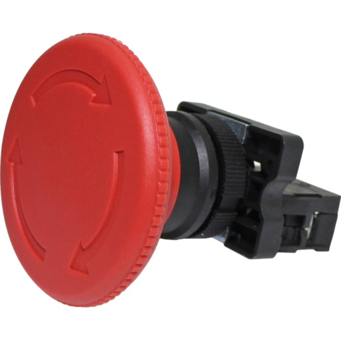 botao emergencia vermelho 60mm c/trava gira/solta 22mm 1NF METALTEX P20BYR-R-1B [11.06.01.025]