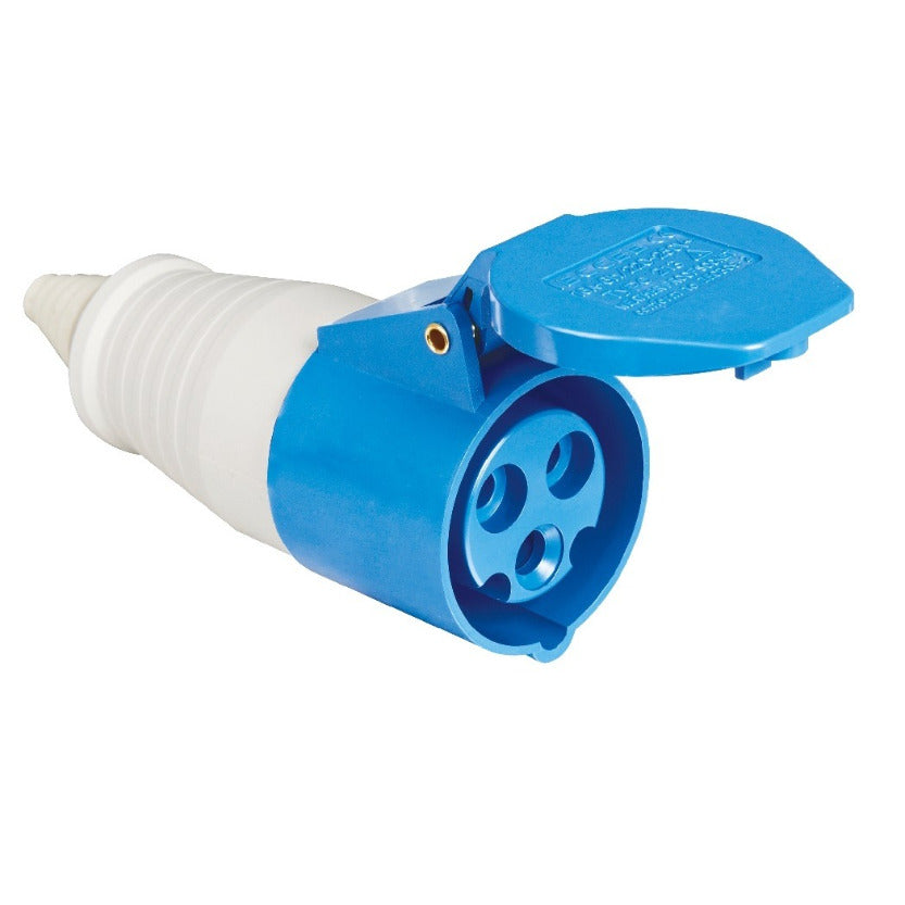 conector industrial 2P+T 32A 6H azul 200~250Vca IP44 linha standard CIWD-32P3H6E57 WEG 14684869 [12.12.02.013]