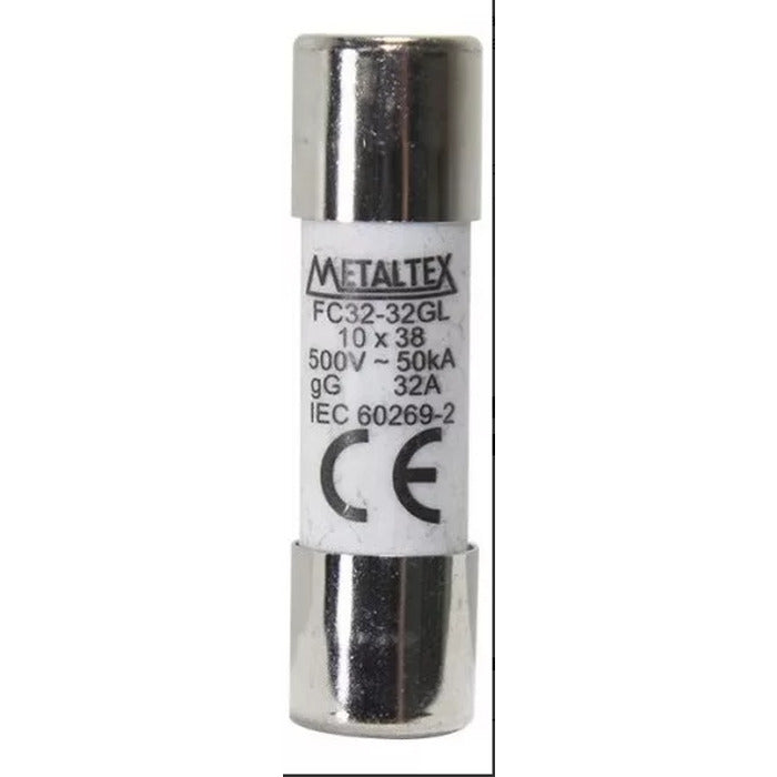 fusivel cartucho 10x38 gL/gG 06A EATON ELETROMEC C1038GL50006C METALTEX FC32-6GL [11.06.01.045]