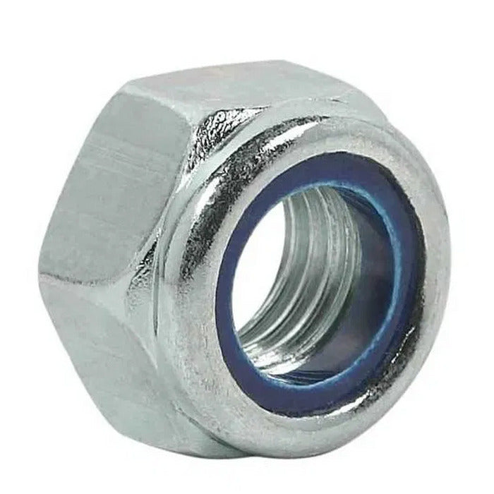 INOX porca travante c/nylon UNC-20 1/4" BELENUS POTR1/4A2