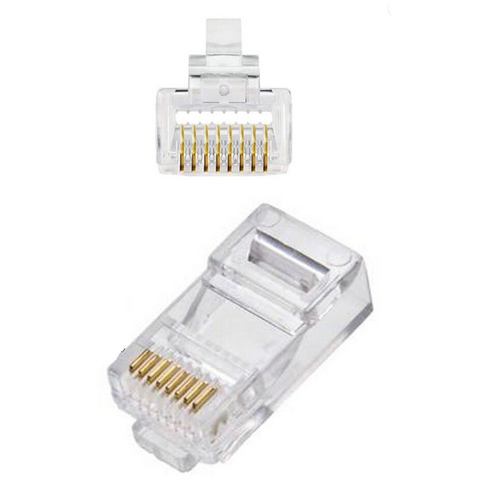 conector RJ45 macho cat6 (crimp passagem vazado) [unidade] SECCON/MD