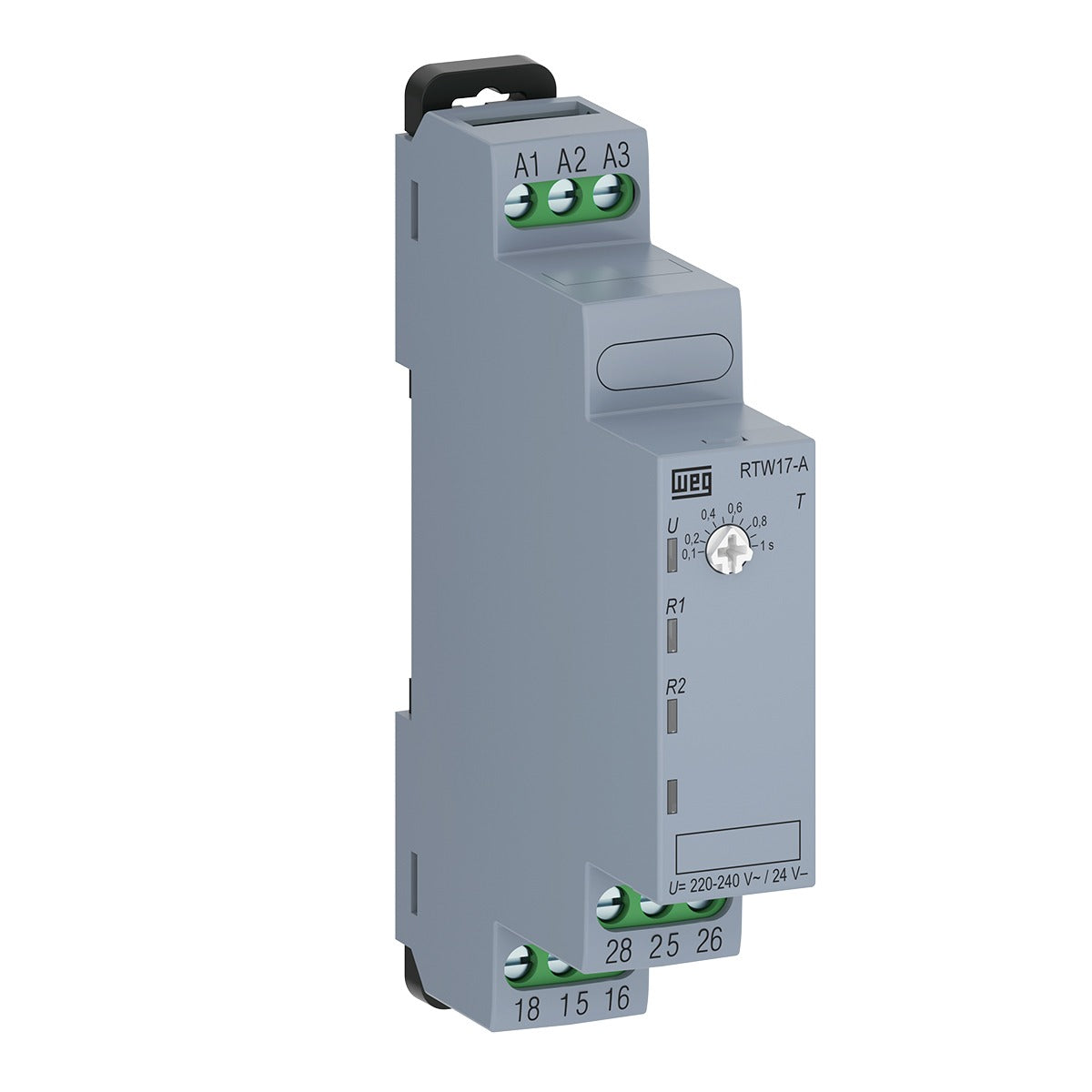 rele temporizado estrela triangulo 2NAF 3~30s 220~240Vca/24Vcc RTW17-G02U030SE40 WEG 12740939  [12.06.01.028]