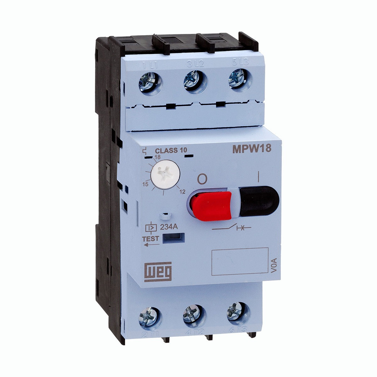 disjuntor motor 1,0~1,6A MPW18-3-D016 WEG 12429368 [12.13.01.004]