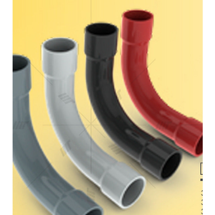 PVC CINZA curva longa 90º c/bolsa p/eletroduto 3/4" MASSTER 36056004  [15.4.07.002]