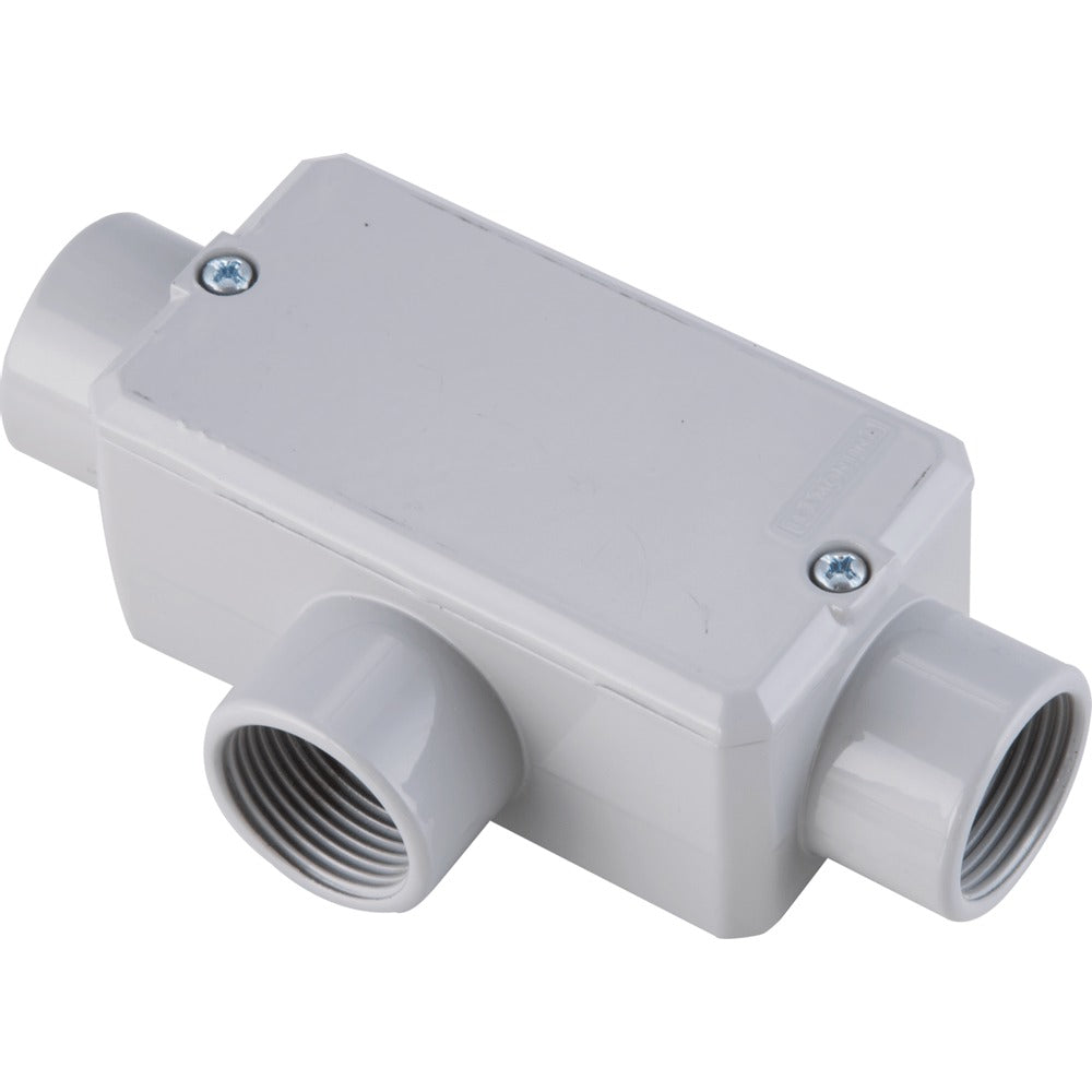 condulete c/rosca BSP c/tampa 1" tipo T CONDULETZEL aluminio N6,5 WETZEL E002070040  [14.09.03.001]