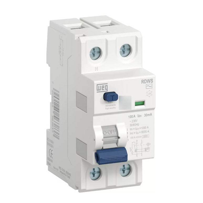 DR bipolar 100A 30mA RDWS-AC-30-100-2-D62 WEG 14764131 [12.08.01.014]