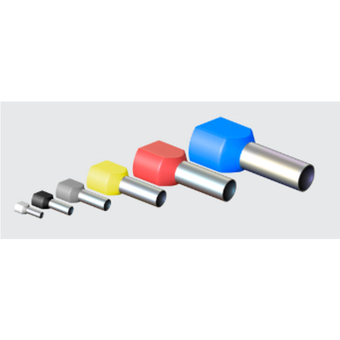terminal tubular duplo 6mm² pact.100pc INTELLI TID-6-14 [11.02.01.038]