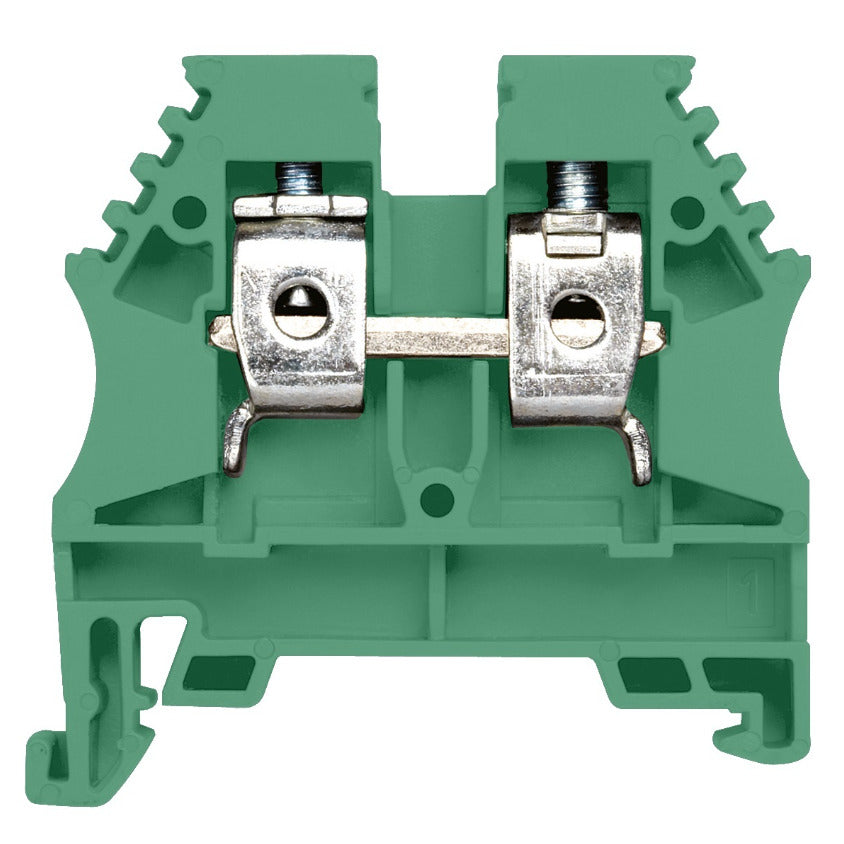 borne SAK 10mm² conexao tipo parafuso verde BTWP 10 (VD) WEG 10289151 [12.08.01.003]