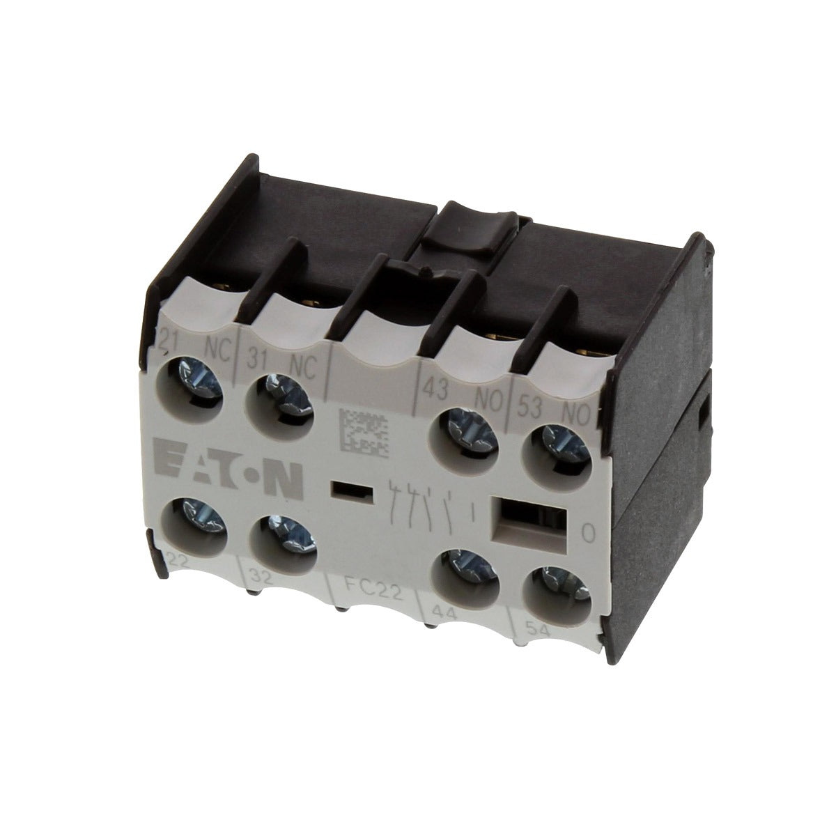 bloco contato auxiliar frontal 2NA+2NF p/contator EATON ELETROMEC ELCT-22 [11.09.03.003]
