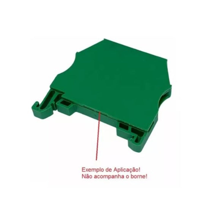 tampa fechamento SAK 2,5~10mm² verde TF-BTWP 2,5-10 (VD) WEG 10289467 [12.01.01.028]