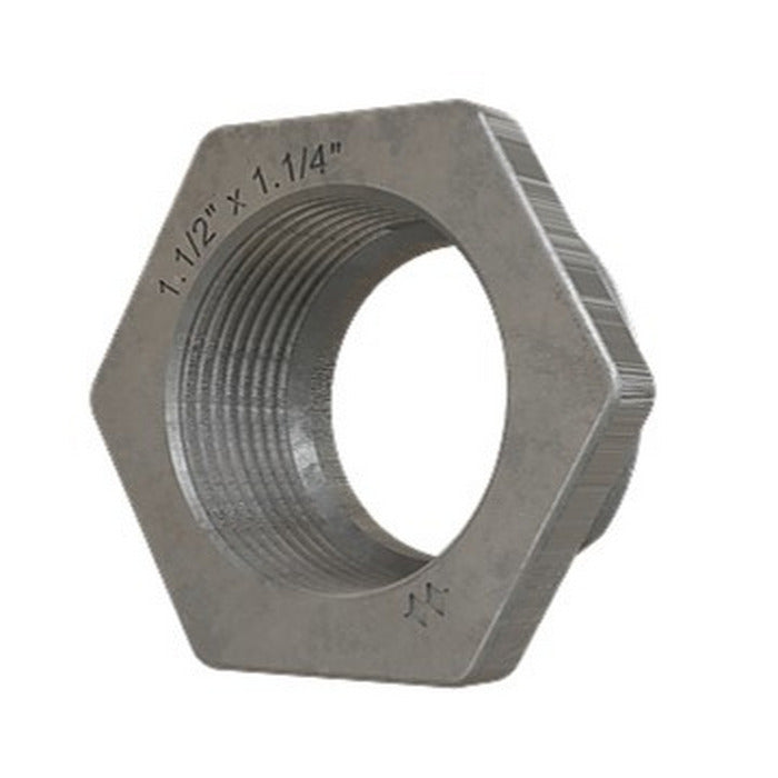 bucha reducao c/rosca aluminio BR-30/25 ALU 1 1/2" x 1 1/4"  WETZEL [unidade] [13.06.01.019]