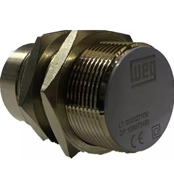 sensor indutivo faceado M30 10mm 10~30Vcc 1NF PMSW-I10GL30FKNF-SC WEG 15625556 [12.09.01.027]