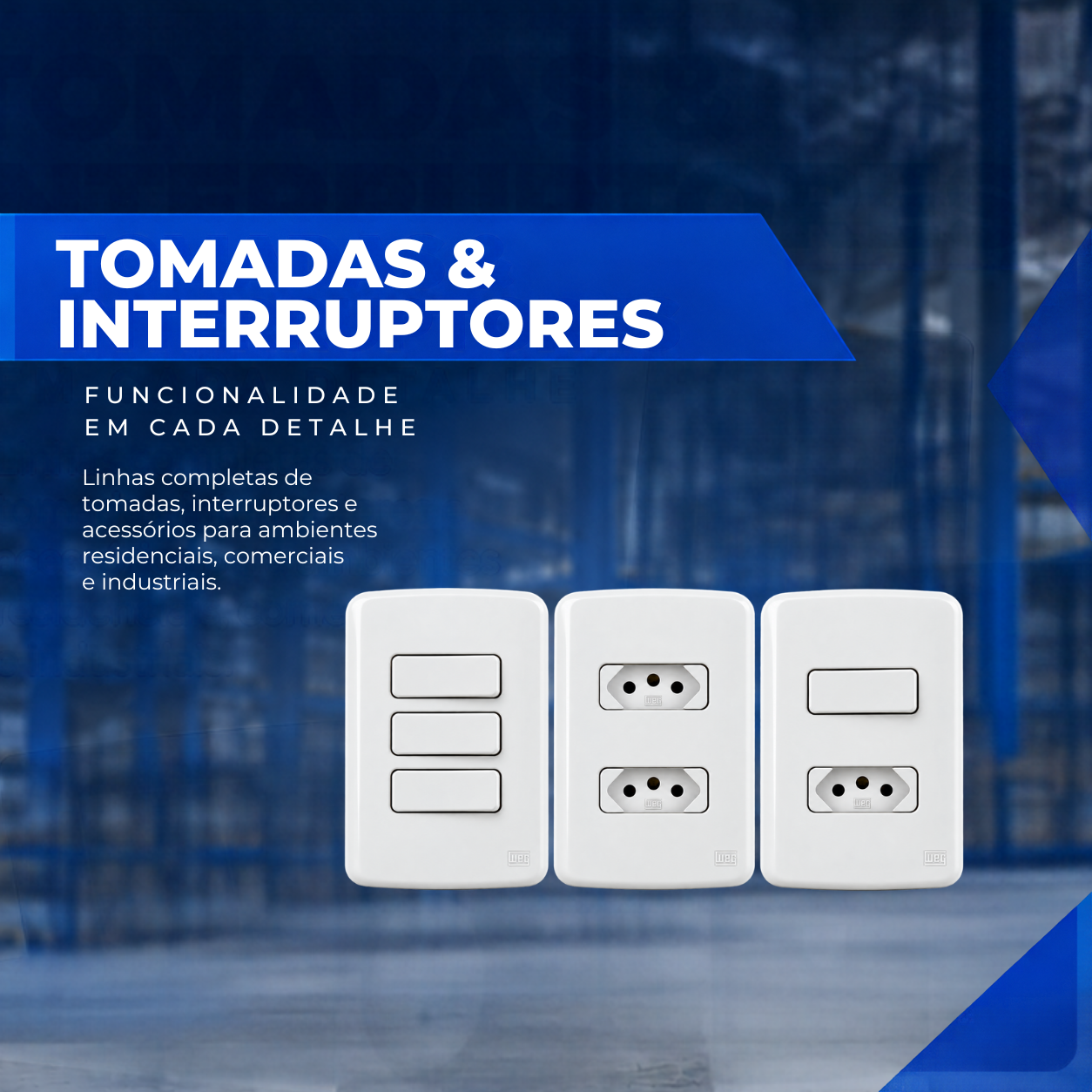 Interruptores e Tomadas