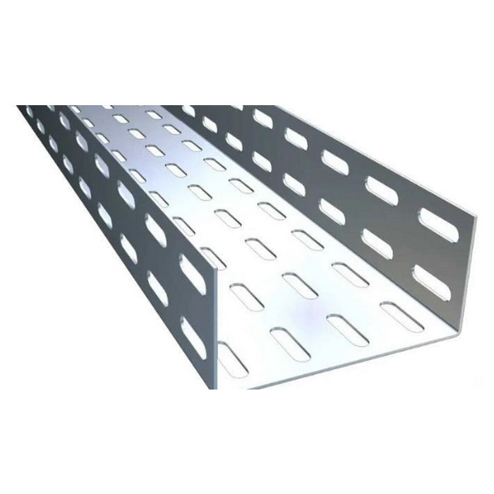 eletrocalha perfurada 200x100x3000mm ZINCADO #24 INECEL IN-1000 ELECON 300044