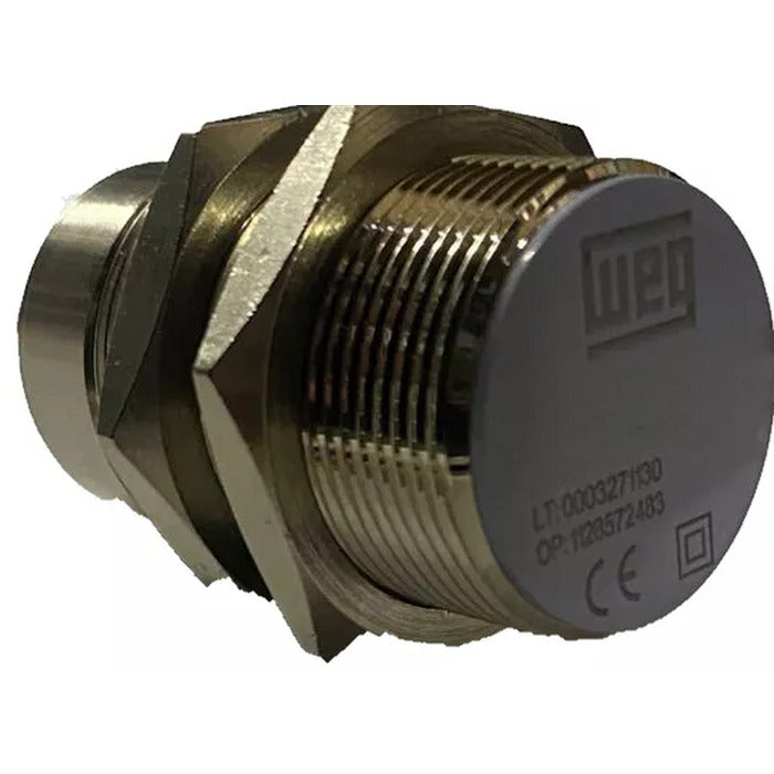 sensor indutivo faceado M30 10mm 10~30Vcc 1NA+1NF  PMSW-I10GL30FKN2-SC WEG 15625557 [12.09.01.029]