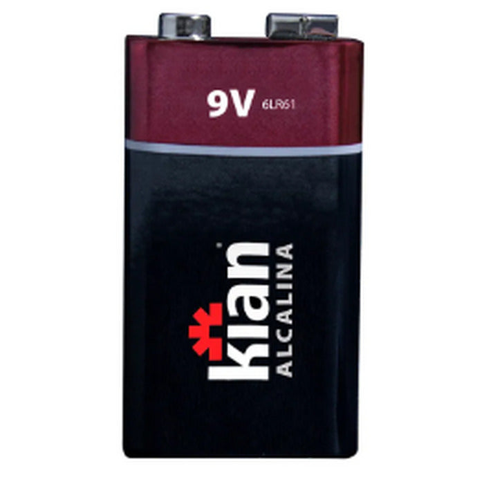 bateria alcalina 9V (pacote c/ 1un) KIAN 14244  [11.06.01.014]