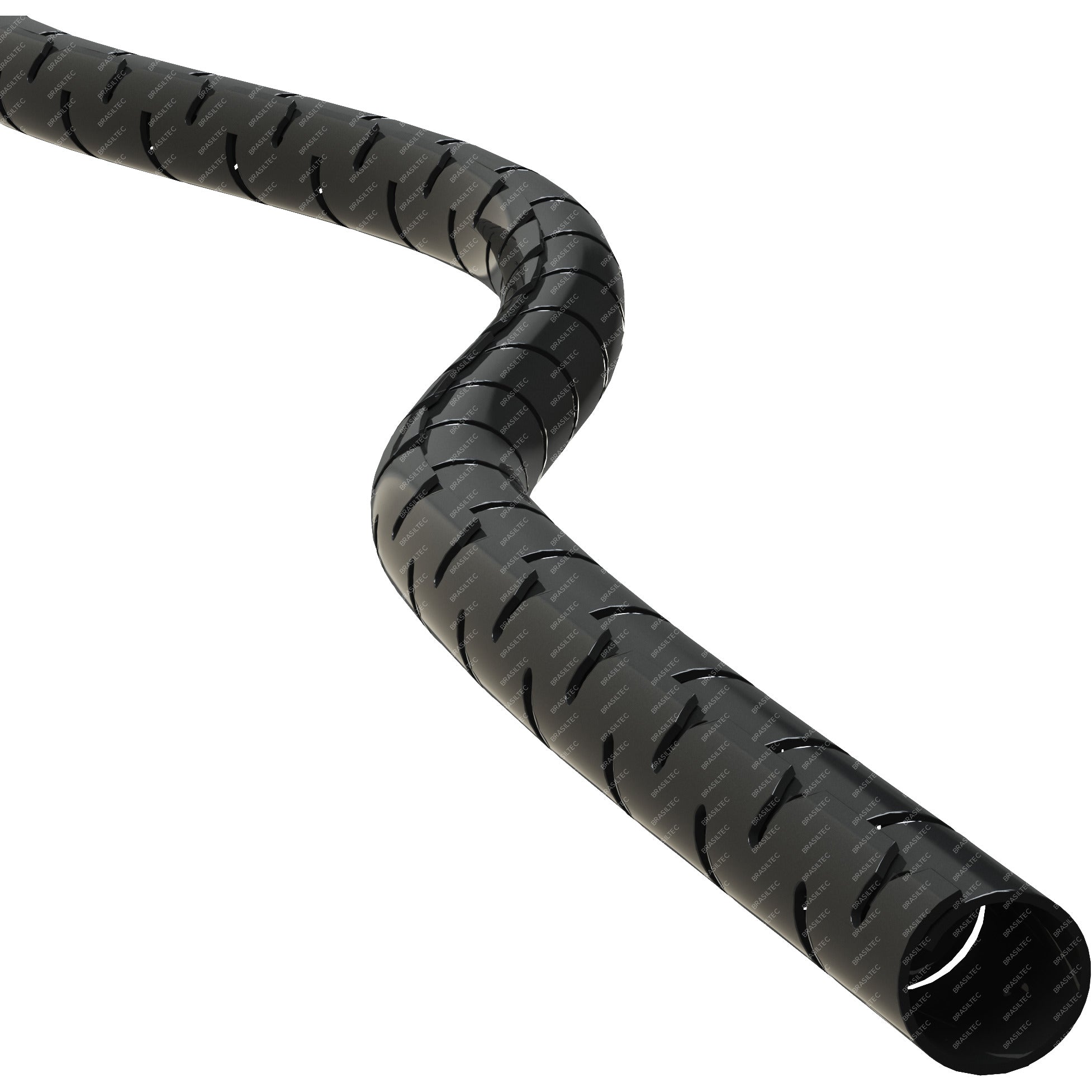 organizador cabos preto 22mm [metro] BRASILTEC   1914501   [11.08.01.049]