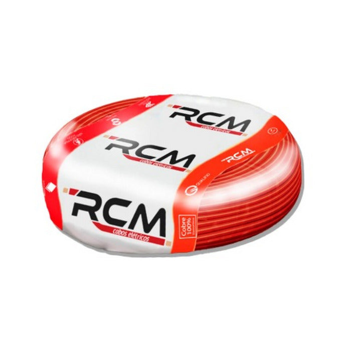 cabo cobre flex PVC 70 750V 0,75mm² 10A VERMELHO [metro] [15.01.06.002]