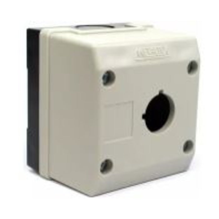 caixa PVC 22mm 01 furos CINZA METALTEX TN2-B1 [11.06.01.006]