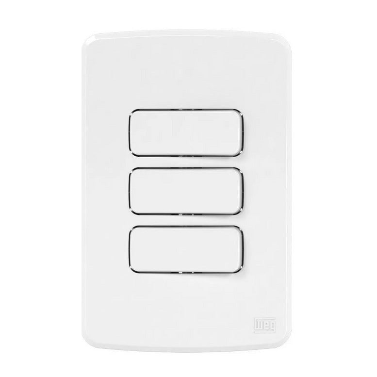 3 interruptor paralelo 10A c/placa 4x2" KLIN WEG 13328432 [12.04.01.005]