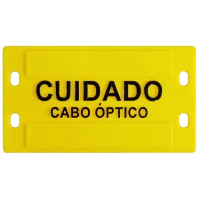 [TI] placa identificacao PERIGO FIBRA OPTICA abnt N.1 [unidade] [13.13.03.004]