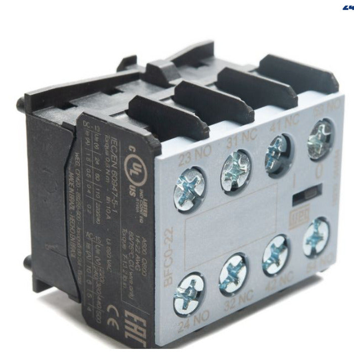 bloco contato 2NA+2NF AZ BFC0-22 P/contator CWC0 WEG 12499353