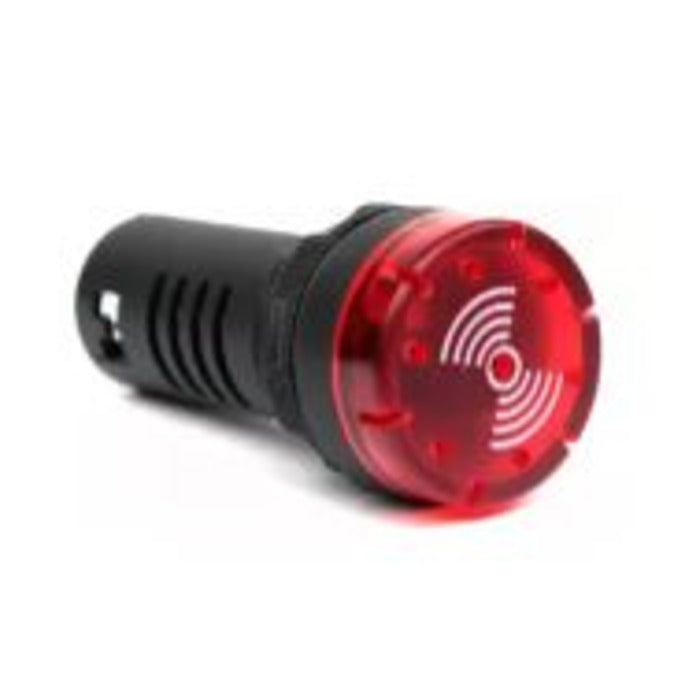 buzzer LED vermelho 220Vca METALTEX BZ20-2L-R [11.06.01.034]