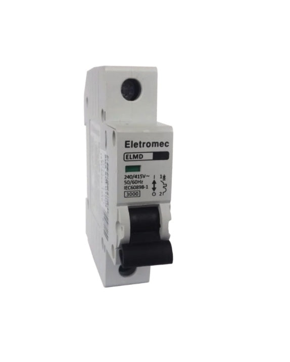 disjuntor DIN 1x10A 3kA EATON ELETROMEC ELMD-1C10 [11.07.01.004, 005, 006 e 007]