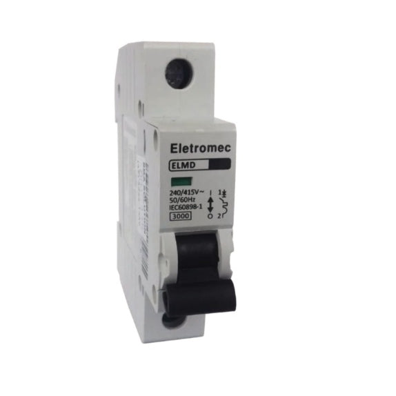 disjuntor DIN 1x16A 3kA EATON ELETROMEC ELMD-1C16 [11.07.01.008, 009, 010, 011]