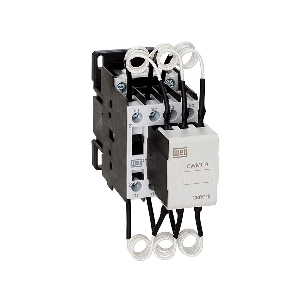 contator capacitor 16A 1NA 220Vca [6kvar #220 / 10kvar #380] CWMC9-10-30X26 WEG 12713060  [12.10.01.025]