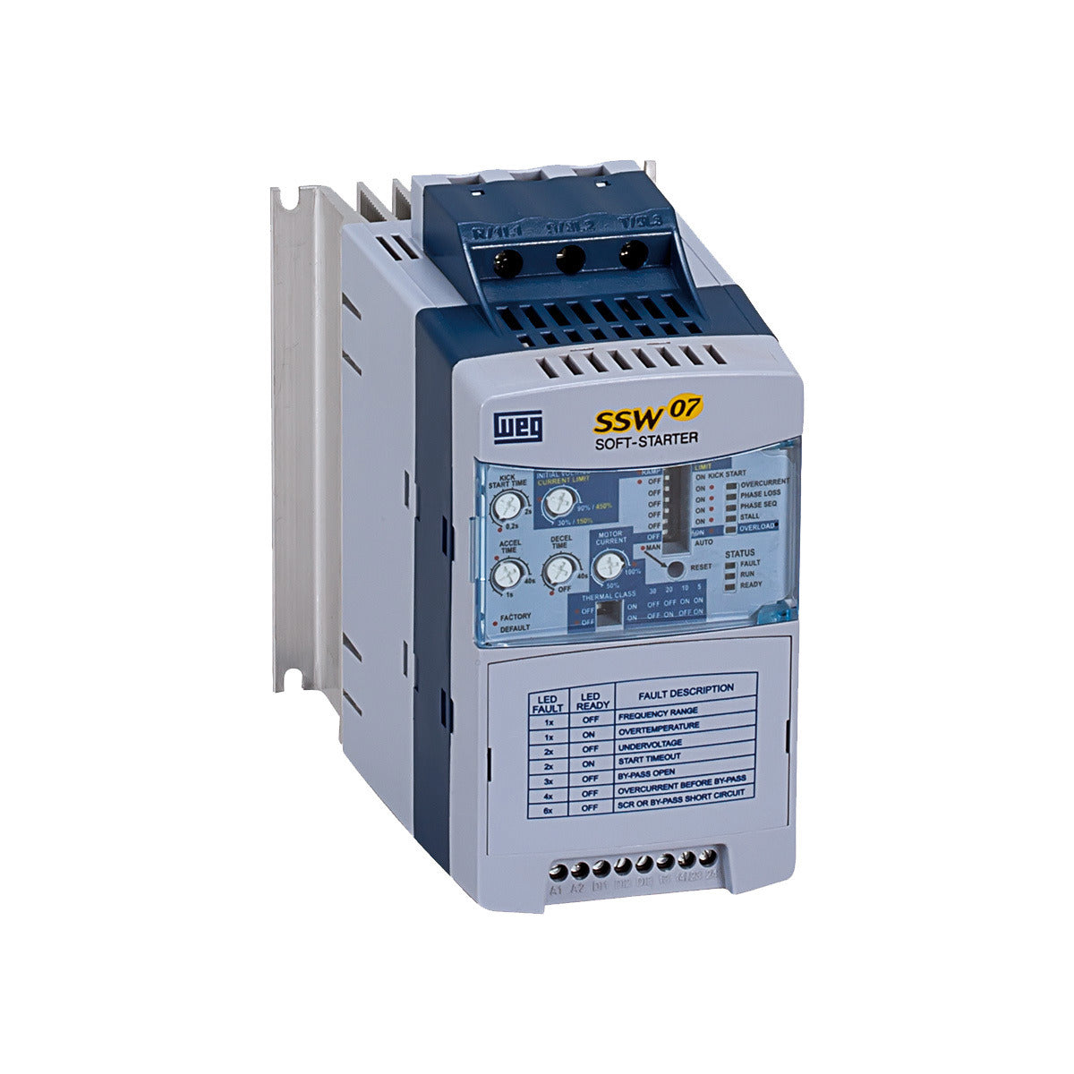soft starter 24A 220~575Vca SSW070024T5SZ WEG 10194171