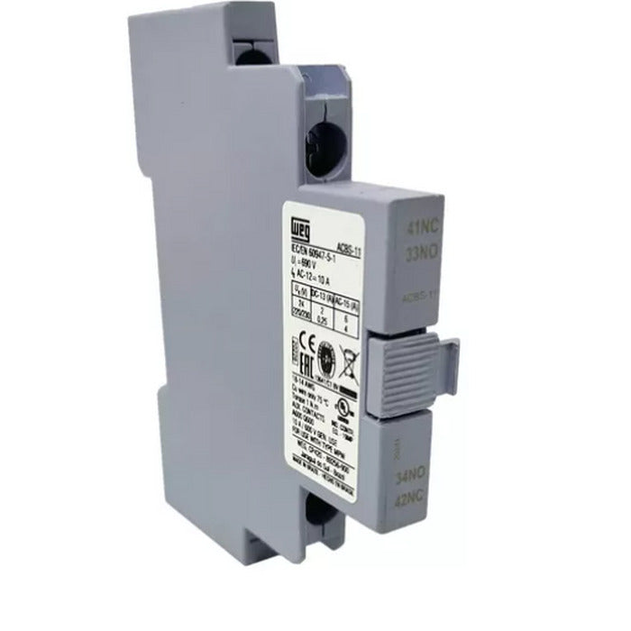 bloco contato 2NF AZ ACBS-02 p/disj motor MPW18/40/80 WEG 12463914  [12.13.01.003]
